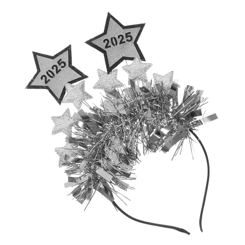 BESTYASH Neujahrs Haarband mit Sternenmotiv Silvester Kopfschmuck für Foto Props und Partys Hochwertige und Langlebige Haarschleife für Cosplay und Festliche Anlässe von BESTYASH