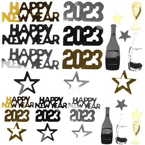 BESTYASH Neujahrs Konfetti Party Dekoration mit Frohes Neues Jahr und Hochwertige Streudeko für Tischschmuck und Feiern BESTYASH Neujahrs Konfetti Party Dekoration mit Frohes Neues Jahr und Hochwertige Streudeko für Tischschmuck und Feiern von BESTYASH