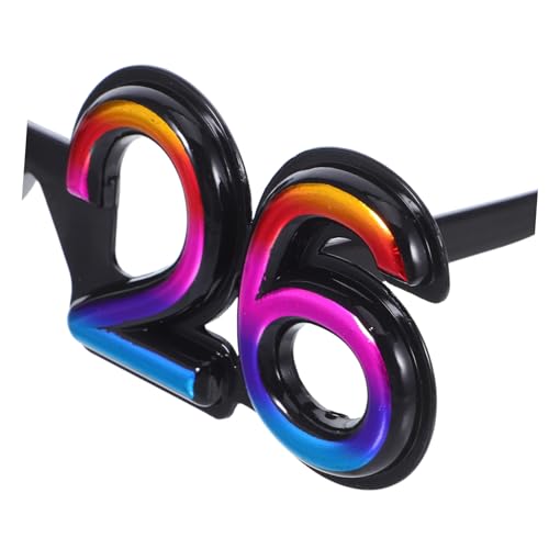 BESTYASH Neujahrsbrille Partybrille Silvester Brille aus Robustem Pc Material Leichte Bunte Zahlenbrille für Neujahrsfeier Halloween Abschlussfeier und Fotorequisiten BESTYASH Neujahrsbrille Partybrille Silvester Brille aus Robustem Pc Material Leichte Bunte Zahlenbrille für Neujahrsfeier Halloween Abschlussfeier und Fotorequisiten von BESTYASH