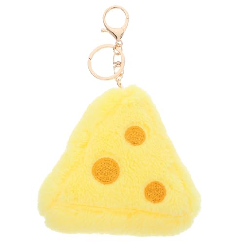 BESTYASH Niedlicher Käse Schlüsselanhänger Plüsch Anhänger Lustig Rucksack Schmuck Vielseitig Tragbar Kompakt für Schlüssel Taschen und Handy BESTYASH Niedlicher Käse Schlüsselanhänger Plüsch Anhänger Lustig Rucksack Schmuck Vielseitig Tragbar Kompakt für Schlüssel Taschen und Handy von BESTYASH