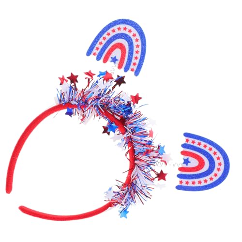 BESTYASH Patriotisches Stirnband mit Buntem Stern aus Filz Langlebiges Independence Day Haarschmuck Damen Formbeständig und Farbecht für Feierlichkeiten und Partys BESTYASH Patriotisches Stirnband mit Buntem Stern aus Filz Langlebiges Independence Day Haarschmuck Damen Formbeständig und Farbecht für Feierlichkeiten und Partys von BESTYASH