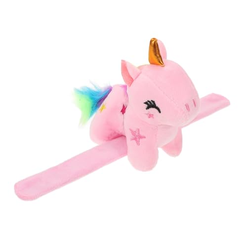 BESTYASH Plüsch Einhorn Kuscheltier Slap Armband Weiches Puppen Handgelenksband Sicherer Kinderparty Schmuck Bequem und Langlebig für Geburtstags und Tier Themenpartys von BESTYASH