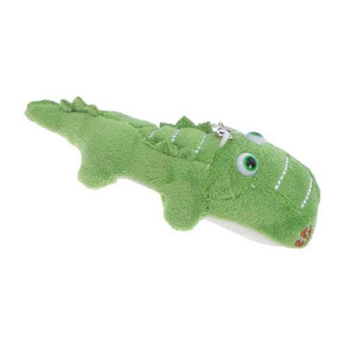 BESTYASH Plüsch Krokodil Schlüsselanhänger Tasche Anhänger Weiches Plüschtier Charm Beutel Accessoire Langlebiges Material Für Rucksack Handtasche von BESTYASH