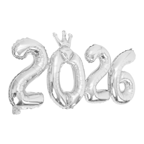 BESTYASH Riesige Aluminiumfolie Ballons für Neujahr Abschlussfeiern Geburtstagsfeiern und Hochzeiten Dekoration für Unvergessliche Fotoaktionen BESTYASH Riesige Aluminiumfolie Ballons für Neujahr Abschlussfeiern Geburtstagsfeiern und Hochzeiten Dekoration für Unvergessliche Fotoaktionen von BESTYASH