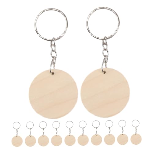 BESTYASH Runde Holz Schlüsselanhänger Unbeschichtet DIY Holzscheiben zum Basteln Glatte Oberfläche für Individuelles Design Langlebiger Ring für Kreative BESTYASH Runde Holz Schlüsselanhänger Unbeschichtet DIY Holzscheiben zum Basteln Glatte Oberfläche für Individuelles Design Langlebiger Ring für Kreative von BESTYASH
