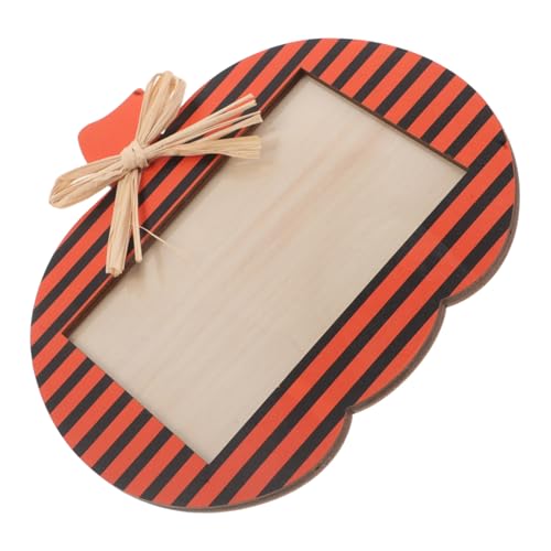 BESTYASH Rustikaler Holz Bilderrahmen Kürbis Halloween Wandbildrahmen Herbst Tischdeko Vielseitig Wiederverwendbar für Thanksgiving Party Herbstliche Deko von BESTYASH