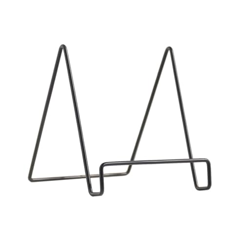 BESTYASH Schwarzer Großer Geometrischer Organizer Multifunktionaler Stabiler Aufbewahrungsständer für Bücher Zeitschriften und Teller Vielseitig für Büro und Zuhause Geeignet von BESTYASH