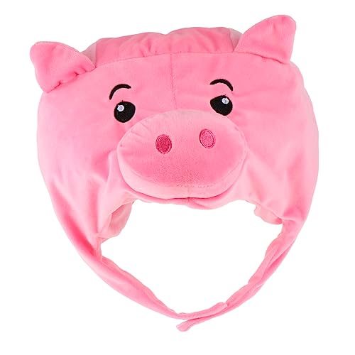 BESTYASH Schweinehut Kuscheliger Partyhut Lustige Selfie Mütze Atmungsaktiv Für Weihnachten Geburtstag Bühnenauftritte von BESTYASH