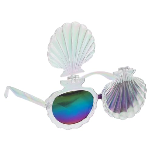 BESTYASH Shell-brille Hawaiianische Party- Requisiten Für Fotokabinen Mit Brille Luau-partyzubehör Hawaii-partydekorationen Strandparty-brille Luau- Stk Transparent von BESTYASH