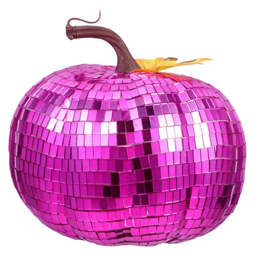 BESTYASH Spiegeloberfläche Disco Kürbis Deko für Zuhause Party Robuste Tischdekoration Raumdekor für Halloween Feiern BESTYASH Spiegeloberfläche Disco Kürbis Deko für Zuhause Party Robuste Tischdekoration Raumdekor für Halloween Feiern von BESTYASH
