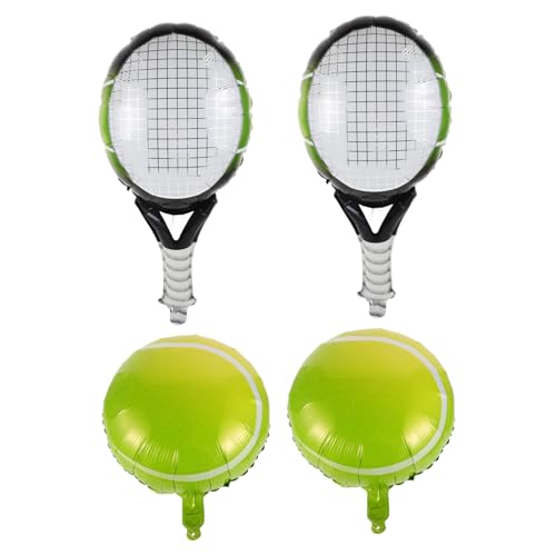 BESTYASH Teiliges Tennis Party Luftballon Aufblasbare Grüne Tennisbälle und Tennisschläger Folienballons Sportliche Partydekoration für Tennis Geburtstagsfeiern und Sportmotto Events BESTYASH Teiliges Tennis Party Luftballon Aufblasbare Grüne Tennisbälle und Tennisschläger Folienballons Sportliche Partydekoration für Tennis Geburtstagsfeiern und Sportmotto Events von BESTYASH