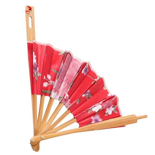 BESTYASH Traditioneller Japanisch chinesischer Runder Handfächer mit Quaste Leicht Tragbar Antikes Design Orientalisches Dekorations Tanzaccessoire Inklusive Schutzhülle von BESTYASH