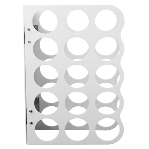 BESTYASH Vinyl Roll Halter aus Robustem Vinyl Organizer für Bastelpapier und Geschenkpapier Platzsparendes Aufbewahrungsregal für Küche und Bastelraum Übersichtliche Ordnungslösung von BESTYASH