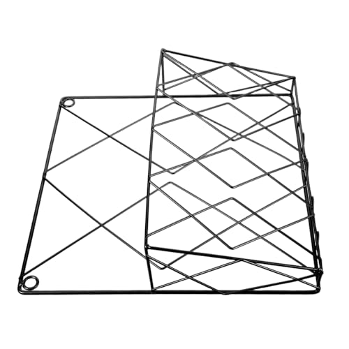 BESTYASH Wandmontage Magazinhalter Multifunktionaler Organizer für Zeitungen Bücher Wandregal Platzsparend Einfach zu Montieren Modernes Design Schwarz von BESTYASH