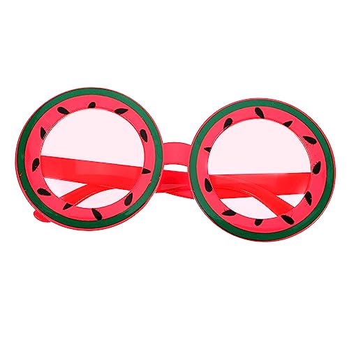 BESTYASH Wassermelonengläser Brille Verkaufsstand Feiertag Retro Lustig Festival Schwimmbad Augen Teller Tragen Partydekorationen Zubehör Glühen Geburtstagsfeier Rave Gefälscht Albern Stk von BESTYASH