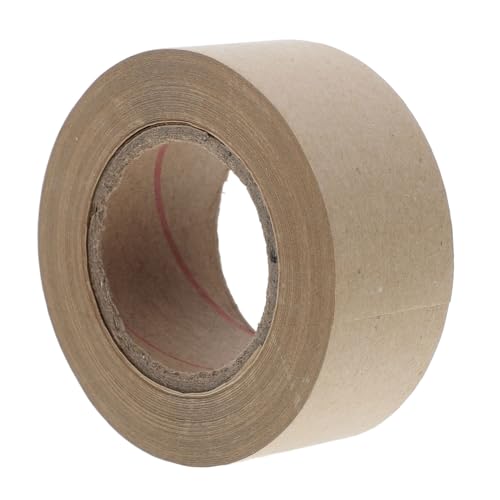 BESTYASH Wassermischbares Packpapier Klebeband Breit Wasserlöslicher Klebstoff Manipulationssicher Langlebig Einfach zu Verwenden für DIY und Sichere Versandverpackungen von BESTYASH