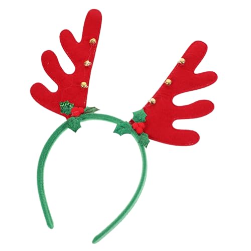 BESTYASH Weihnachtlicher Rentiergeweih Haarreif Leichtes Hautfreundliches Party Kostüm Accessoire für Erwachsene Festlicher Kopfschmuck für Xmas Feiern und Fotosessions von BESTYASH