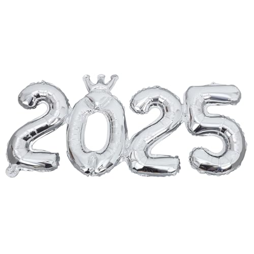 BESTYASH Zahlen Aluminiumfolie Ballon Silberfarben Year Ceiling Decor Metallic Folienballons für Silvester Party Dekoration Geburtstagsfeier BESTYASH Zahlen Aluminiumfolie Ballon Silberfarben Year Ceiling Decor Metallic Folienballons für Silvester Party Dekoration Geburtstagsfeier von BESTYASH