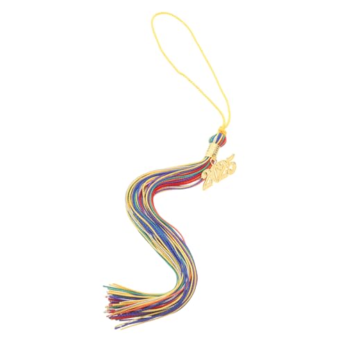 BESTYASH Zubehör Für Abschlusskappen Kleine Quasten Abschlussdekorationen 2025 Abschluss Quaste Ornament Mini-abschlussquasten Abschlussfeier 2025 Mit Quasten Polyester von BESTYASH