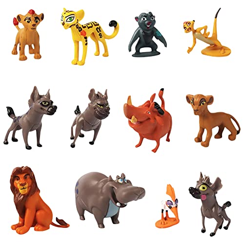 Mini Figuren Set, 12 Stück Cake Topper, Kuchen Dekoration für Geburtstag und Kinder Party von BESTZY