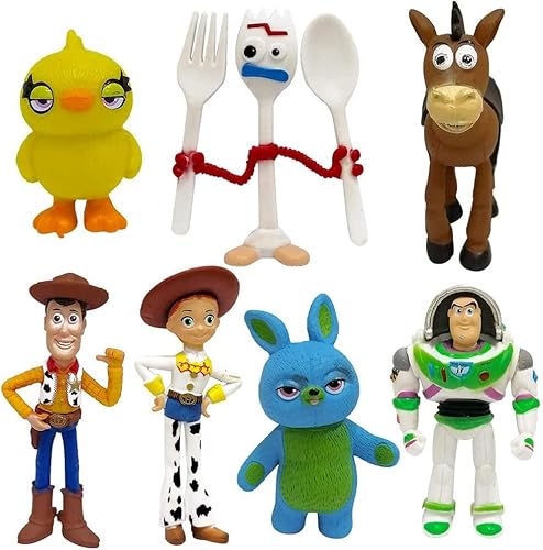 Mini Figuren Set - 9 Stück Cake Topper für Kuchen Dekoration - Geburtstags Party Set für Kinder von BESTZY