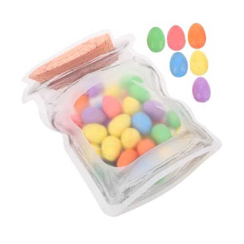 BESTonZON Ostereier Aus Karton Zum Bemalen Und Befüllen Osterdekorationsset 4er-pack Mini-fake-stuffer Lebensechte Eier Für Festdekorationen von BESTonZON