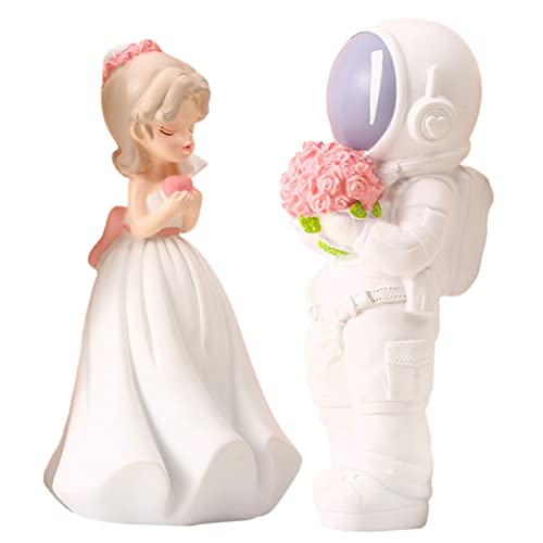 BESTonZON Figur „braut Und Bräutigam“ Aus Kunstharz Einzigartiges Hochzeitsornament Für Schreibtisch Und Bücherregal BESTonZON Figur „braut Und Bräutigam“ Aus Kunstharz Einzigartiges Hochzeitsornament Für Schreibtisch Und Bücherregal von BESTonZON