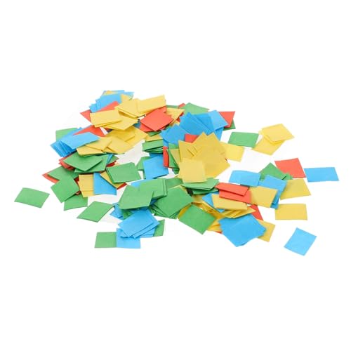 BESTonZON 1 Packung Magische Konfetti-Requisiten Hochzeit konfetti Hochzeit Dekoration weihnachtsdekoration Weihnachts konfetti Schneeflocken-Aufkleber künstlicher Schnee Tuch Kreide Papier von BESTonZON