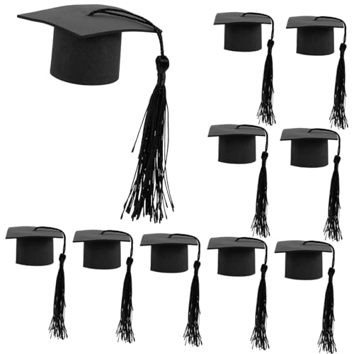 BESTonZON 1 Satz Arzt Hut Dekoration Kappen Cupcake-ringe Kuchendekoration Sterne Cupcake Topper Aufkleber Geschirr Für Abschlussfeiern Grad Kulisse Dekorationen Grad Boxen Black Vlies 10st BESTonZON 1 Satz Arzt Hut Dekoration Kappen Cupcake-ringe Kuchendekoration Sterne Cupcake Topper Aufkleber Geschirr Für Abschlussfeiern Grad Kulisse Dekorationen Grad Boxen Black Vlies 10st von BESTonZON