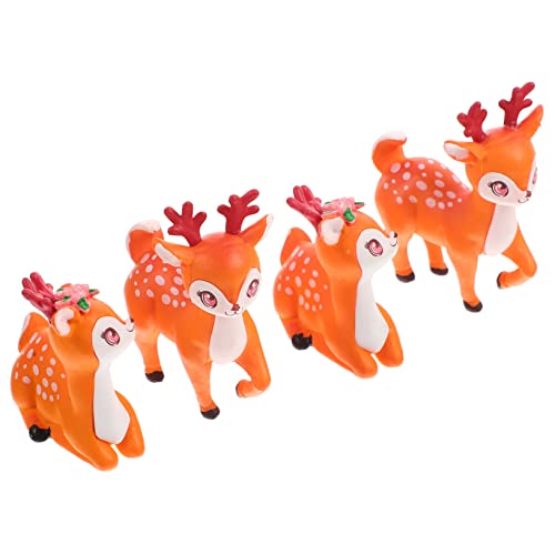 BESTonZON Miniatur-hirsch-statuen Hirsch-figur Hirsch-statue Hirsch- Hirsch-ornamente Set BESTonZON Miniatur-hirsch-statuen Hirsch-figur Hirsch-statue Hirsch- Hirsch-ornamente Set von BESTonZON