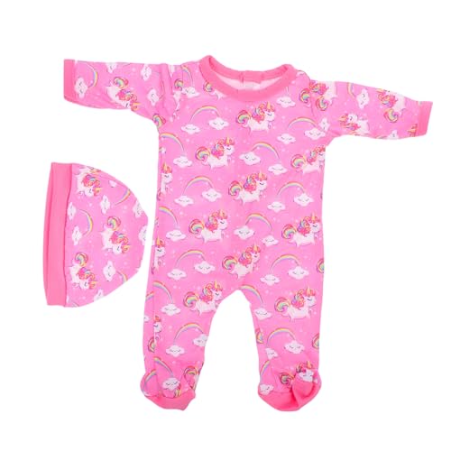 BESTonZON 1 Satz Simulationspuppenkleidung Realistisch Outfit Wahr Für Mädchenpuppe Strampler Zum Verkleiden Einer Puppe Strampler Mit Puppendekor Puppen-Overall-Kleidung Violett Stoff von BESTonZON