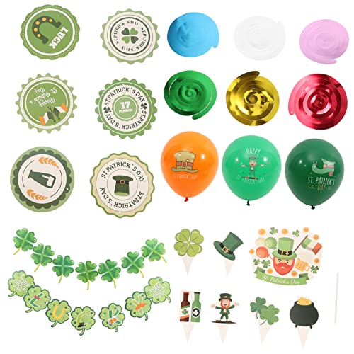 BESTonZON 1 Satz Vier blättriges Kleeblatt ballons balloons Ballondekoration Aufkleber schnelle Geburtstagsdekorationen st. Patrick's Day Partyzubehör st. patrick's day ballon Emulsion BESTonZON 1 Satz Vier blättriges Kleeblatt ballons balloons Ballondekoration Aufkleber schnelle Geburtstagsdekorationen st. Patrick's Day Partyzubehör st. patrick's day ballon Emulsion von BESTonZON
