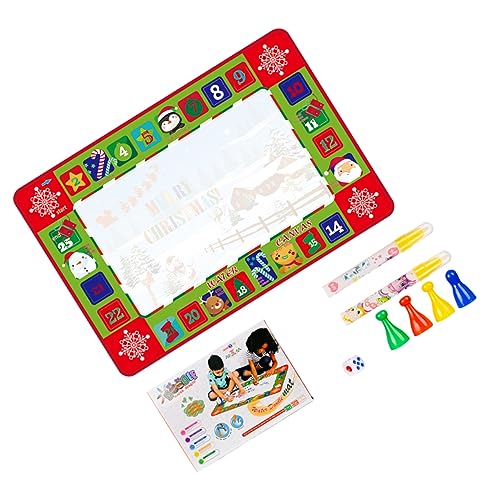 BESTonZON 1 Satz Wasser Doodle Matte für Wiederverwendbare Malmatte mit Weihnachtsmotiv Tragbare Zeichnungsmatte für Kreative Freizeitgestaltung für Reisen und BESTonZON 1 Satz Wasser Doodle Matte für Wiederverwendbare Malmatte mit Weihnachtsmotiv Tragbare Zeichnungsmatte für Kreative Freizeitgestaltung für Reisen und von BESTonZON