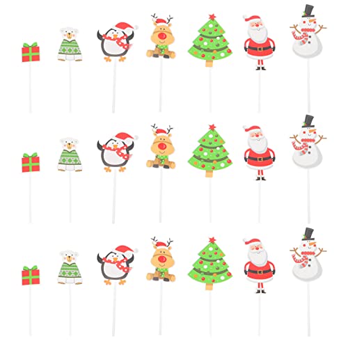 BESTonZON 1 Satz Weihnachtskucheneinsatz Zubehör Für Partykuchen Aufdecken Weihnachtskuchen Auswählen Weihnachtsschmuck Weihnachtsfeier Gefallen Weihnachtsbaum Papier Colorful 70 Stück von BESTonZON