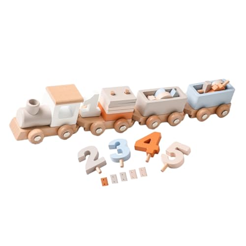 BESTonZON 1 Satz Zug holzspielzeug für Kindergeburtstag Dekoration Spielzeugbahn toy train Anzahl kognitiver Spielzeuge Kinderspielzeug hölzern Light Brown BESTonZON 1 Satz Zug holzspielzeug für Kindergeburtstag Dekoration Spielzeugbahn toy train Anzahl kognitiver Spielzeuge Kinderspielzeug hölzern Light Brown von BESTonZON