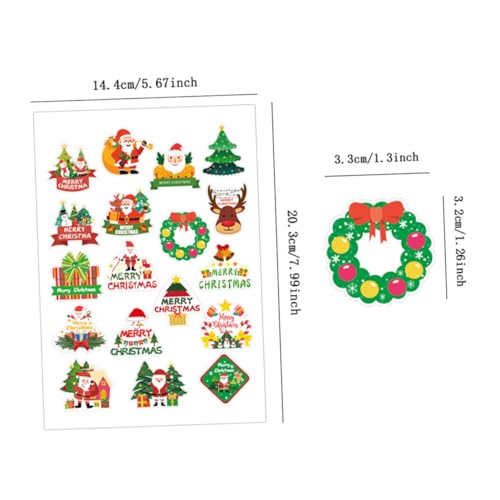 BESTonZON 1 Satz geldumschläge Umschlag Wall Sticker Weihnachten Aufkleber bastelsets für Multifunktions-Geschenkaufkleber Weihnachtsaufkleber für Umschläge Scrapbook-Aufkleber Papier BESTonZON 1 Satz geldumschläge Umschlag Wall Sticker Weihnachten Aufkleber bastelsets für Multifunktions-Geschenkaufkleber Weihnachtsaufkleber für Umschläge Scrapbook-Aufkleber Papier von BESTonZON