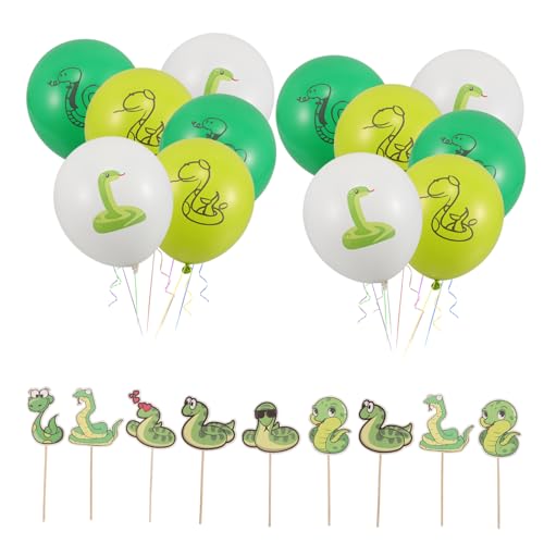 BESTonZON 1 Set Schlangen Partyzubehör Und Dekorationen Luftballons Für Tierpartys Schlangen Party Thema Für Tiergeburtstags Set BESTonZON 1 Set Schlangen Partyzubehör Und Dekorationen Luftballons Für Tierpartys Schlangen Party Thema Für Tiergeburtstags Set von BESTonZON