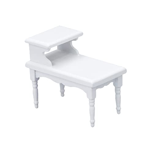 BESTonZON 1 Stück Dauerhaft Mini Studier Tee Tisch Mini Micro Szene Tee Tisch Weiß BESTonZON 1 Stück Dauerhaft Mini Studier Tee Tisch Mini Micro Szene Tee Tisch Weiß von BESTonZON