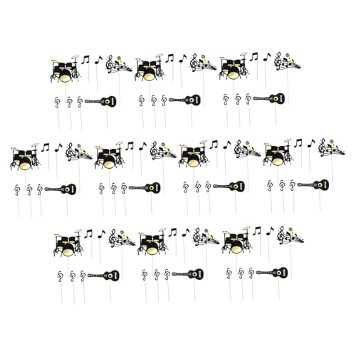 BESTonZON 10 Sets Cupcake Topper Mit Musikinstrumenten Cupcake Topper Zum Geburtstag Musik Happy Birthday Kuchenaufsatz Gitarre Musiknote Kuchendekorationen Rockmusik BESTonZON 10 Sets Cupcake Topper Mit Musikinstrumenten Cupcake Topper Zum Geburtstag Musik Happy Birthday Kuchenaufsatz Gitarre Musiknote Kuchendekorationen Rockmusik von BESTonZON