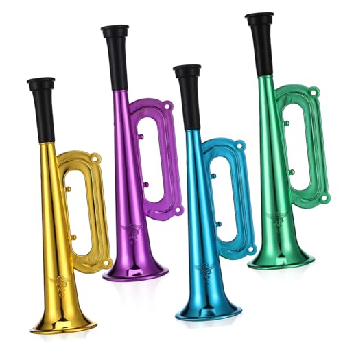 BESTonZON 10 Stück Bunte Trompeten Für Hornspielzeug Jubel Trompetenspielzeug Spiel Geräuschmacher Stadionhorn Trompeten Krachmacher Trompetenparty Jubel Requisiten Blau Spiel BESTonZON 10 Stück Bunte Trompeten Für Hornspielzeug Jubel Trompetenspielzeug Spiel Geräuschmacher Stadionhorn Trompeten Krachmacher Trompetenparty Jubel Requisiten Blau Spiel von BESTonZON