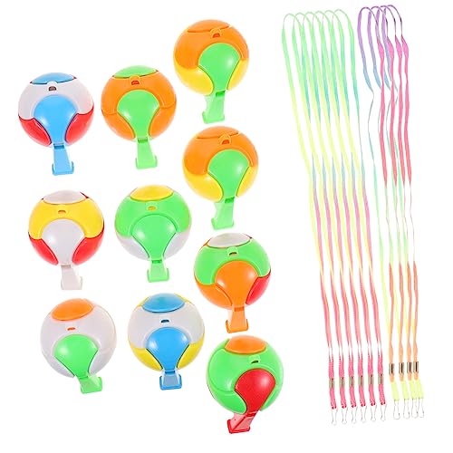 BESTonZON 10 Stück Fußballpfeifenspielzeug Mit Schlüsselband Schiedsrichter Fußballpfeife Farbige Pfeife Sportpfeifen Pfeife Für Sport Fußballspielzeug Pfeife Jubelpfeife Bunte BESTonZON 10 Stück Fußballpfeifenspielzeug Mit Schlüsselband Schiedsrichter Fußballpfeife Farbige Pfeife Sportpfeifen Pfeife Für Sport Fußballspielzeug Pfeife Jubelpfeife Bunte von BESTonZON