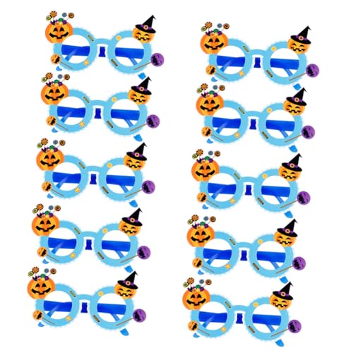 BESTonZON 10 Stück Halloween-brille Foto -requisiten Partyartikel Für Bunte Brillen Für Lustige Brille Für Halloween Partyzubehör Für Brille Für Papier Blue BESTonZON 10 Stück Halloween-brille Foto -requisiten Partyartikel Für Bunte Brillen Für Lustige Brille Für Halloween Partyzubehör Für Brille Für Papier Blue von BESTonZON