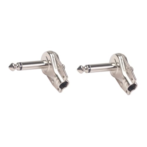 BESTonZON 10 Stück Teiliges Effektpedal Steckverbinder Silberfarbene Gitarren Pedal Koppler Adapter Platzsparend und Langlebig Kompatibel mit Meisten Pedalboards für Gitarren Zubehör BESTonZON 10 Stück Teiliges Effektpedal Steckverbinder Silberfarbene Gitarren Pedal Koppler Adapter Platzsparend und Langlebig Kompatibel mit Meisten Pedalboards für Gitarren Zubehör von BESTonZON