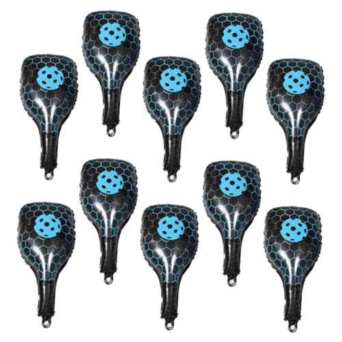 BESTonZON 10stücke Gurkenschläger Und Ballons in Cartoon-design Folienballons Für Sportthemen-party Kindergeburtstagsdeko Blau Schnell Aufblasbar Und Langlebig von BESTonZON