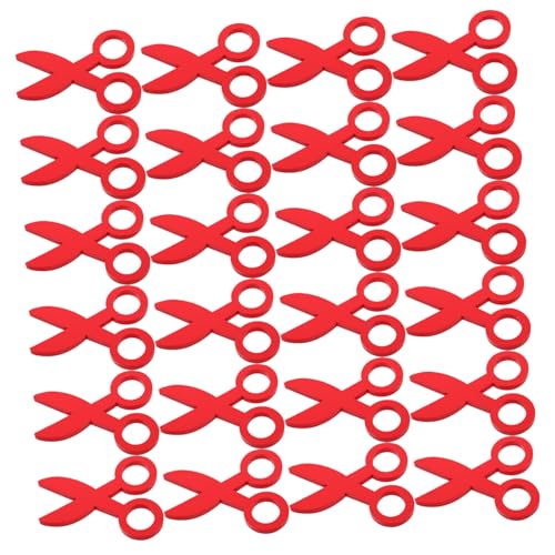 BESTonZON 100 Stücke Holz Kleinkind Schere Motor Spielzeug Rot Handwerk Schere für Jungen und Mädchen Spielen BESTonZON 100 Stücke Holz Kleinkind Schere Motor Spielzeug Rot Handwerk Schere für Jungen und Mädchen Spielen von BESTonZON