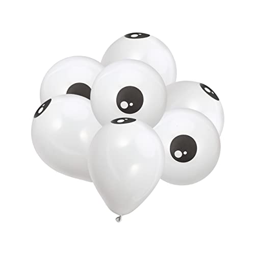 BESTonZON 100 Stück Augenballon Augäpfel Halloween Halloween-Ballondekoration halloween luftballons halloween ballons balongas Luftballons einstellen Halloween-Party-Versorgung Emulsion von BESTonZON