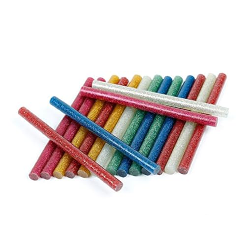 BESTonZON 100 Stück Bunte Glitzer Heißklebesticks EVA Stark Klebend Flexibel für Holz Papier Stoff DIY Bastelkleber Vielseitig für Schule Handwerk Reparatur Partydekoration Zufällige Farbe BESTonZON 100 Stück Bunte Glitzer Heißklebesticks EVA Stark Klebend Flexibel für Holz Papier Stoff DIY Bastelkleber Vielseitig für Schule Handwerk Reparatur Partydekoration Zufällige Farbe von BESTonZON