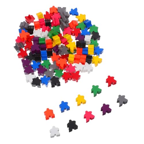 BESTonZON 100 Stück Bunte Holzfiguren Meeples Spielsteine Robuste Kompakte Mehrfarbige Spielfiguren für Brettspiele Lernspiele Klassenzimmeraktivitäten und Schach Ersatzteile BESTonZON 100 Stück Bunte Holzfiguren Meeples Spielsteine Robuste Kompakte Mehrfarbige Spielfiguren für Brettspiele Lernspiele Klassenzimmeraktivitäten und Schach Ersatzteile von BESTonZON
