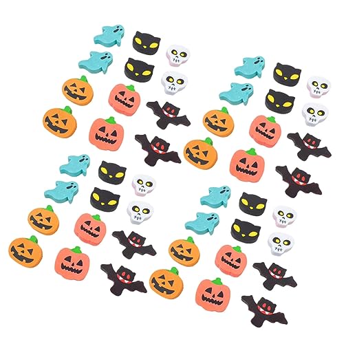 BESTonZON 100 Stück Halloween Mini Radiergummis Süßes Partyzubehör mit Cartoon Design für Kreative Füllungen Vielseitige Mitgebsel und Sammlerstücke für Kindergeburtstage und Themenpartys von BESTonZON