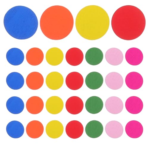 BESTonZON 100 Stück Runde Holzscheiben, Bunte Gemischte Kreisstücke, DIY Lernwerkzeuge für Kinder, Mathematikunterricht, 0,78 Zoll, Gemischte Farben BESTonZON 100 Stück Runde Holzscheiben, Bunte Gemischte Kreisstücke, DIY Lernwerkzeuge für Kinder, Mathematikunterricht, 0,78 Zoll, Gemischte Farben von BESTonZON